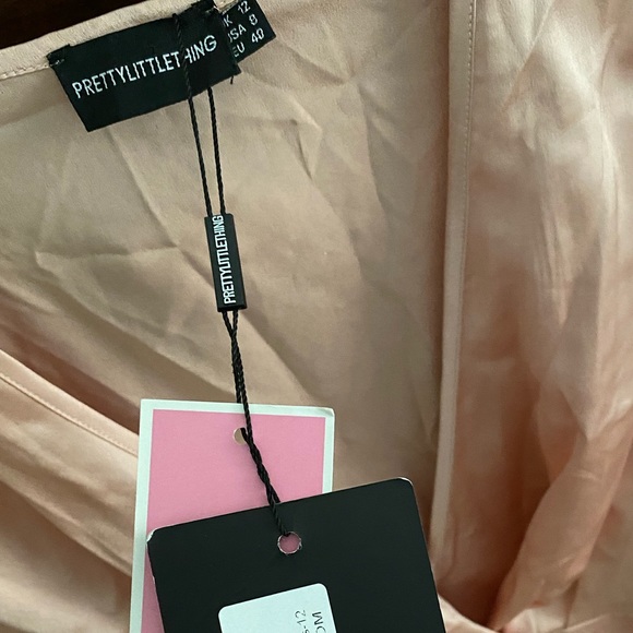 Satin mini dress - Picture 3 of 3